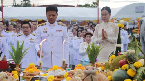 พิธีบวงสรวงศาลหลักเมืองและพิธีบวงสรวงพระบรมราชานุสาวรีย์พระบาทสมเด็จพระจุลจอมเกล้าเจ้าอยู่หัว รัชกาลที่ 5 เนื่องในวันคล้ายวันสถาปณาจังหวัดสระแก้ว ครบรอบ 30 ปี